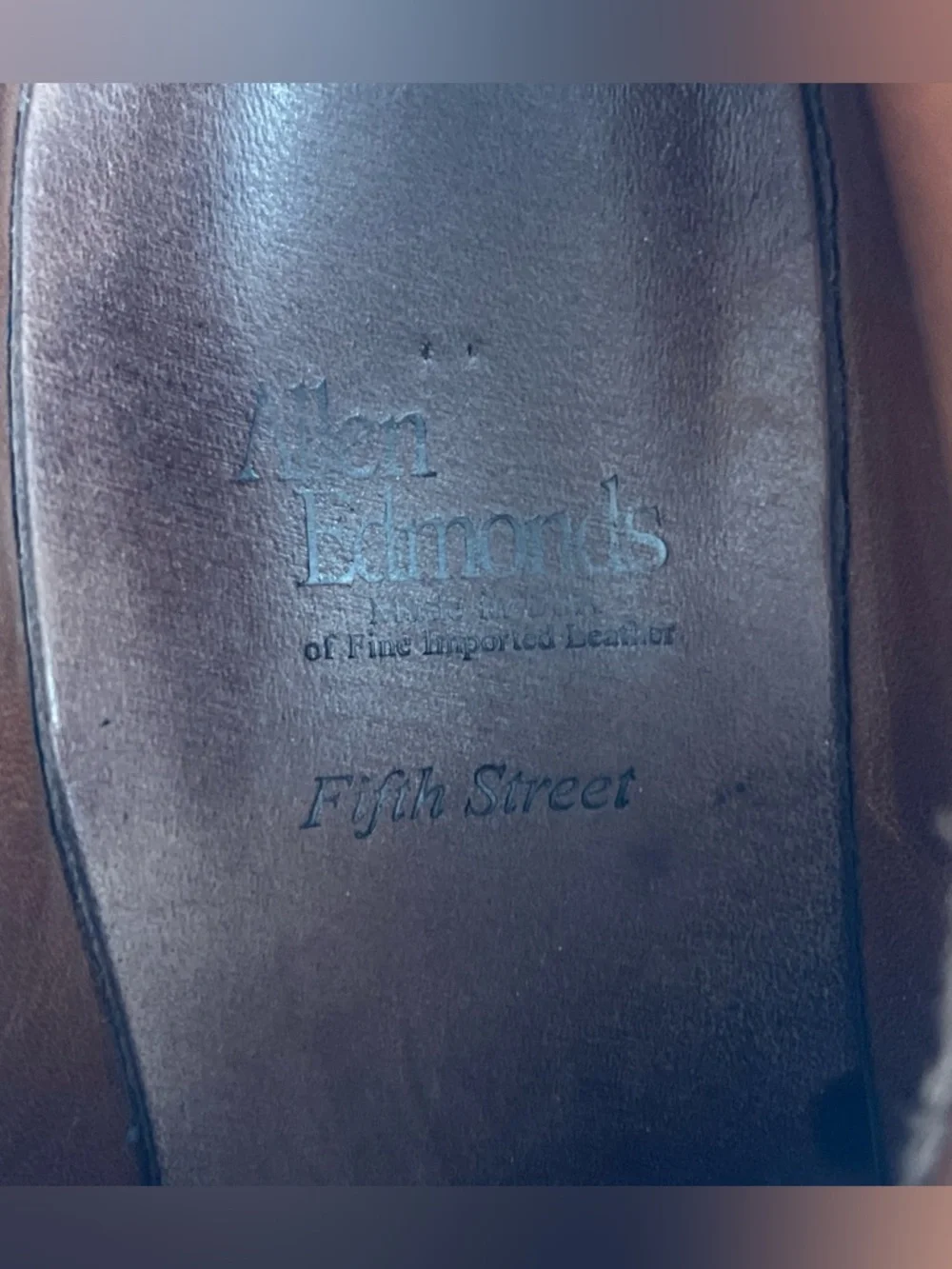 Allen Edmonds Fifth Street Dress Shoes Ankle Boot 10.5 D Brown Cap Toe Oxfords